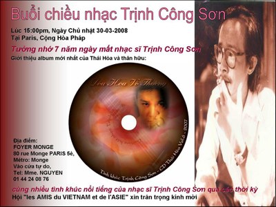 Poster Chiều nhạc Trinh