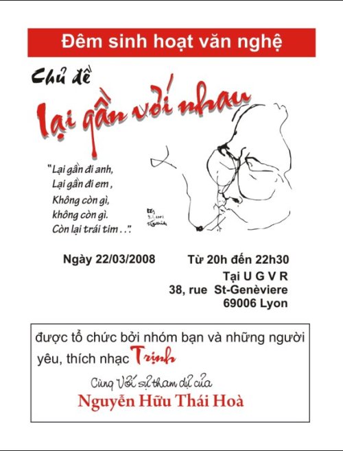 Đêm sinh hoạt văn nghệ, 22/03/2008, Lyon.