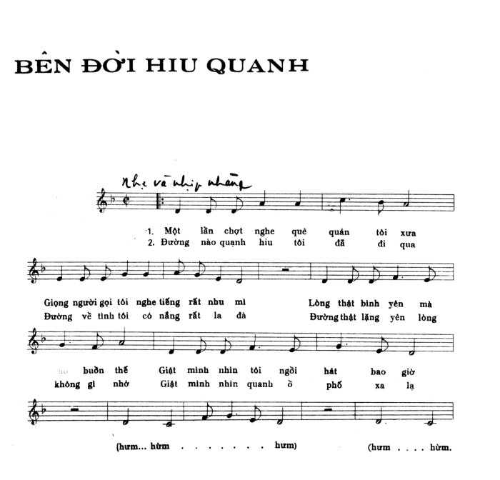 music sheet 1