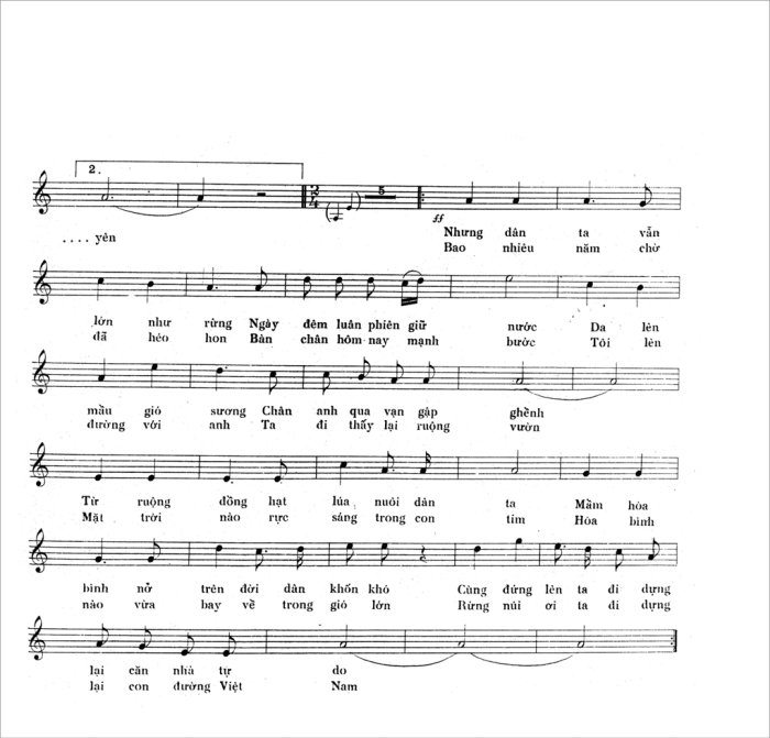 music sheet 2