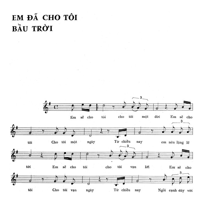 music sheet 1