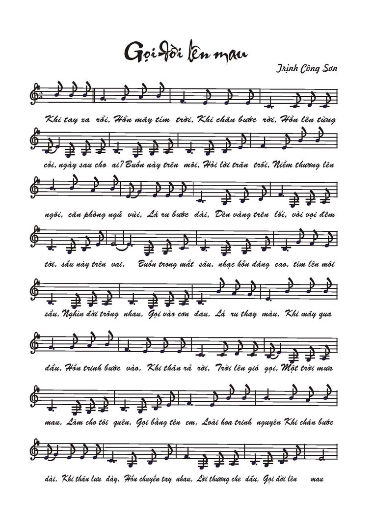 music sheet