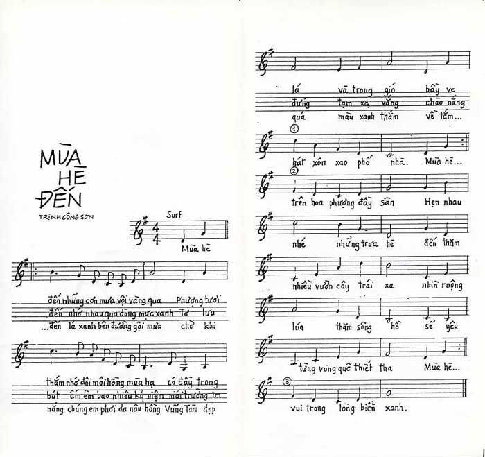 music sheet 2