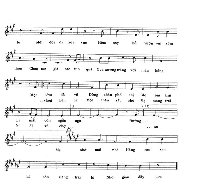 music sheet 2