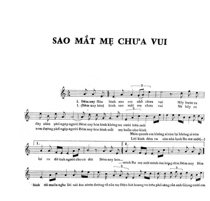 music sheet 1