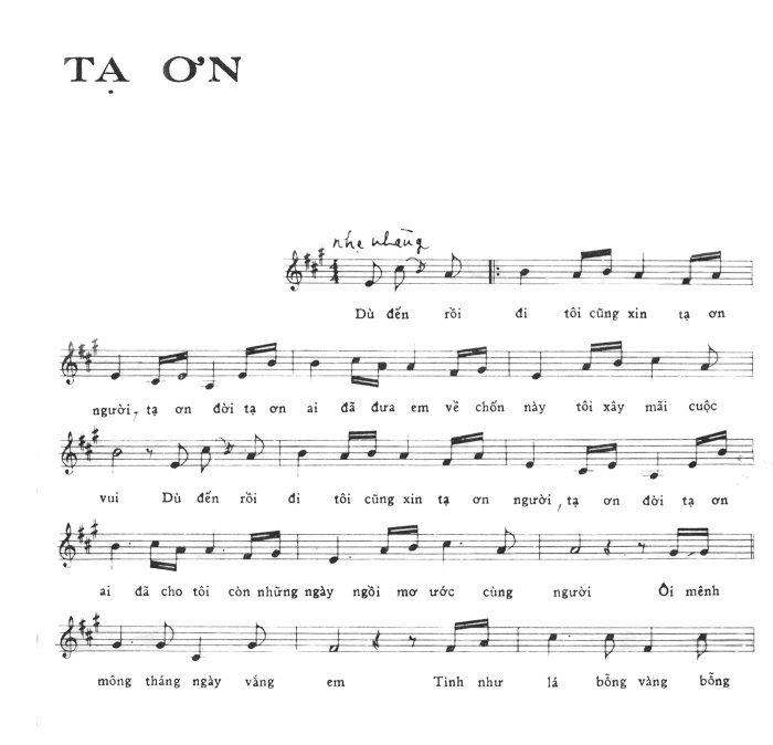 music sheet 1