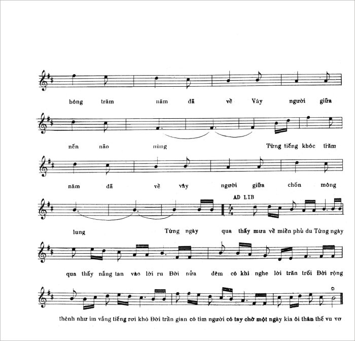 music sheet 2