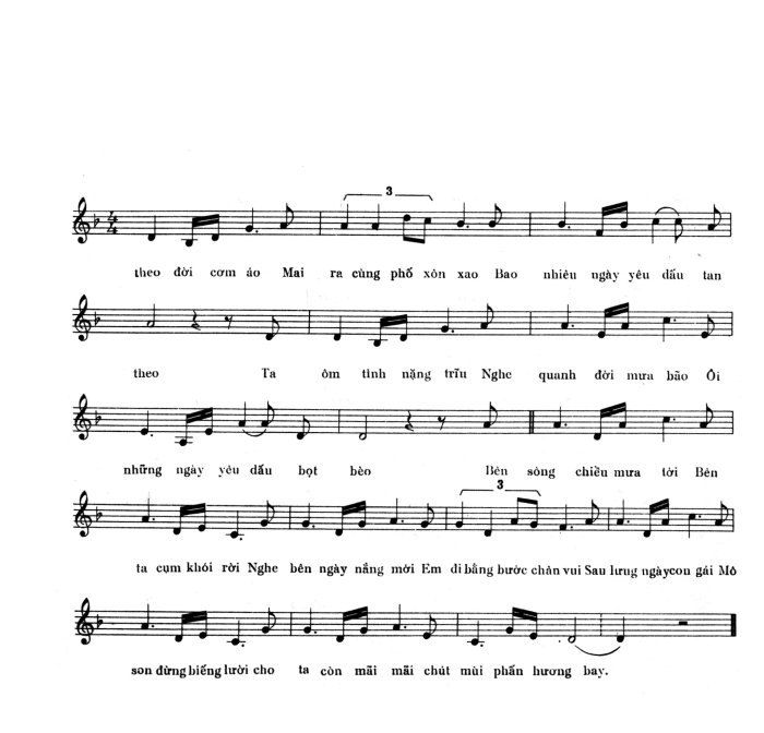 music sheet 2